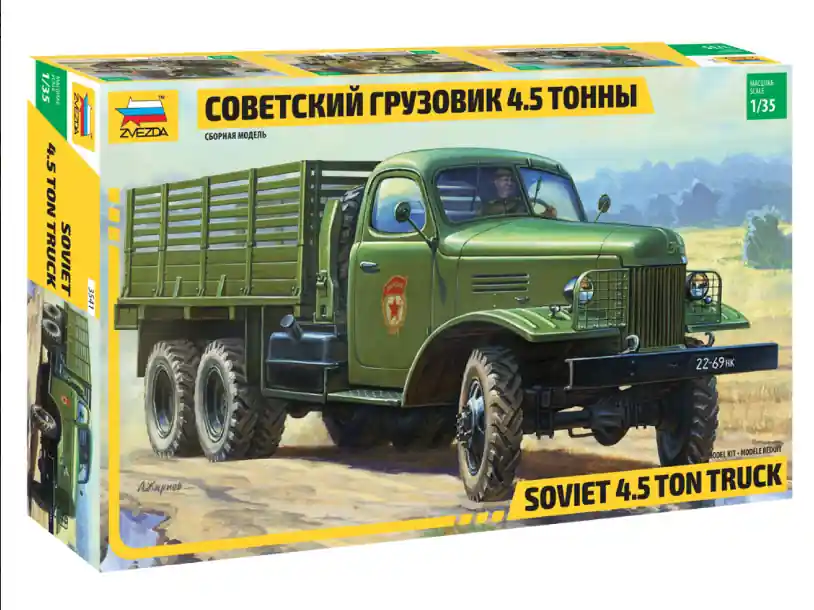 Beperkt Aanbod Zvezda 1 35 Soviet 4.5 Ton Truck 3541