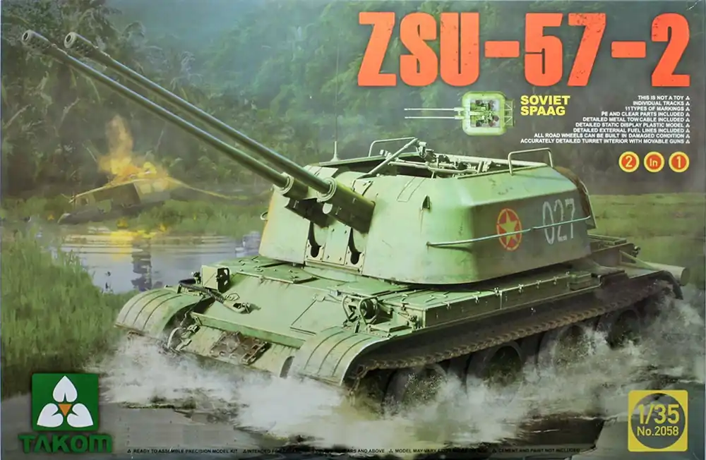 Snelle Levering TAKOM 1 35 Soviet SPAAG ZSU-57-2