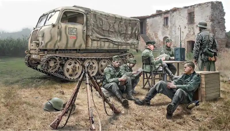 Nu Kopen Italeri 6549 Steyr RSO/01 Met Duitse soldaten en accessoires 1 35
