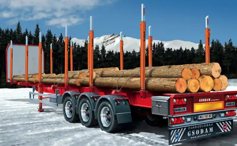 Italeri 3868 Timber Trailer 1 24 Gratis Retour