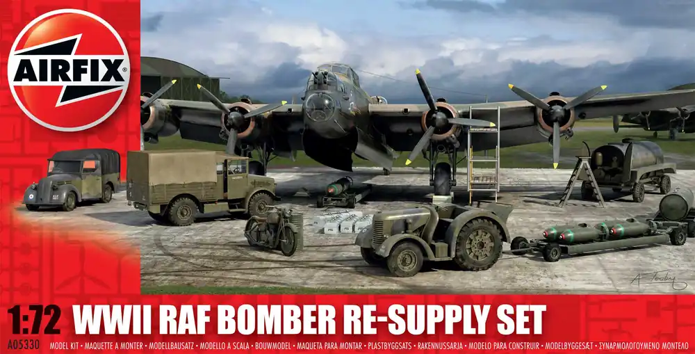 Finale Uitverkoop Airfix A05330 WWII RAF Bomber Re-Supply Set 1 72