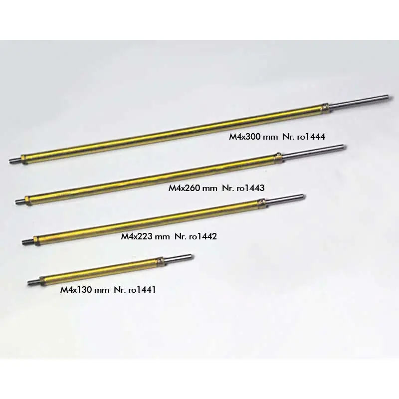 Krick Robbe Messing/RVS Schroefas M4x260mmm Beperkt Aanbod