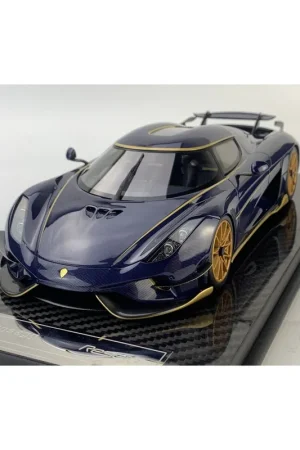 Aanbieding Koenigsegg Regera (Blue Carbon) 1/18 FrontiArt