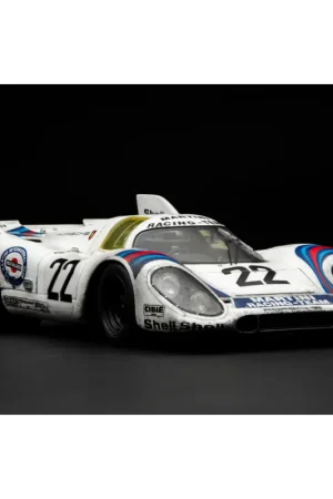 Porsche 917K Martini Winner Le Mans 1971 "Race weathered" 1/18 Amalgam Direct Beschikbaar