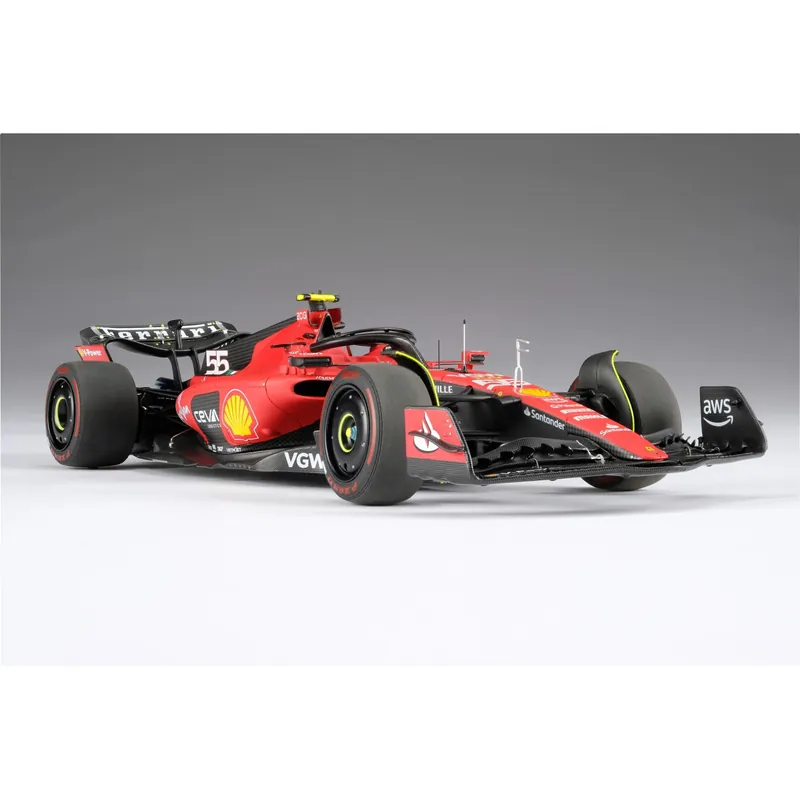 Ferrari SF-23 2023 Season Livery - Carlos Sainz 1/18 Amalgam Speciale Aanbieding