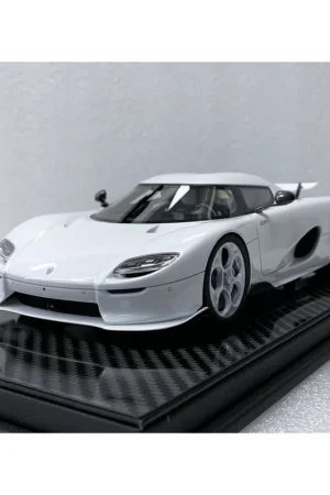 Actieprijs Koenigsegg CC850 (Crystal White) 1/18 FrontiArt