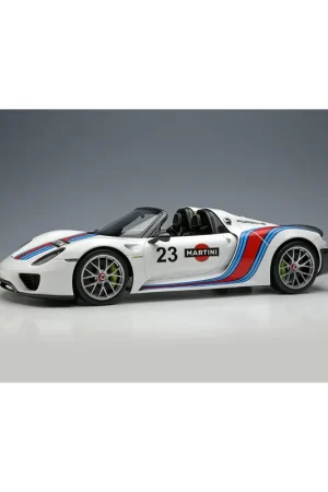 Premium Porsche 918 Spyder Weissach package Martini 1/18 Make-Up Eidolon