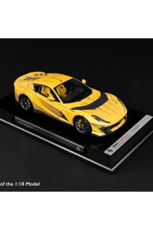 Veilige Betaling Ferrari 812 Competizione op maat gemaakt 1/18 Amalgam