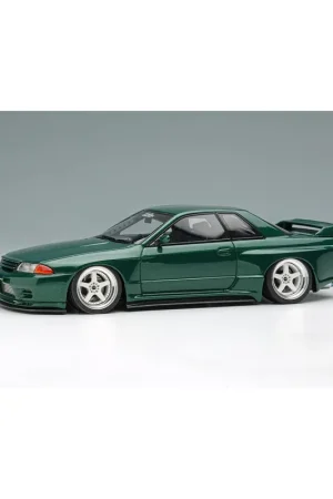 Garage Active Skyline GT-R WideBody Carbon-R No.9 (Visible Green Carbon) 1/43 Make Up Eidolon Lage Prijs