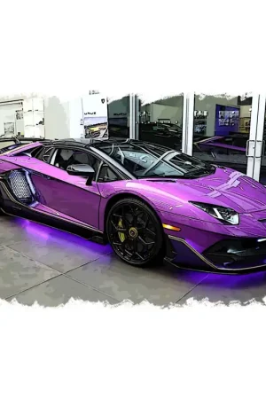 Lamborghini Aventador SVJ Roadster (Viola Fineo / Viola Hestia) 1/18 Make Up Eidolon Premium