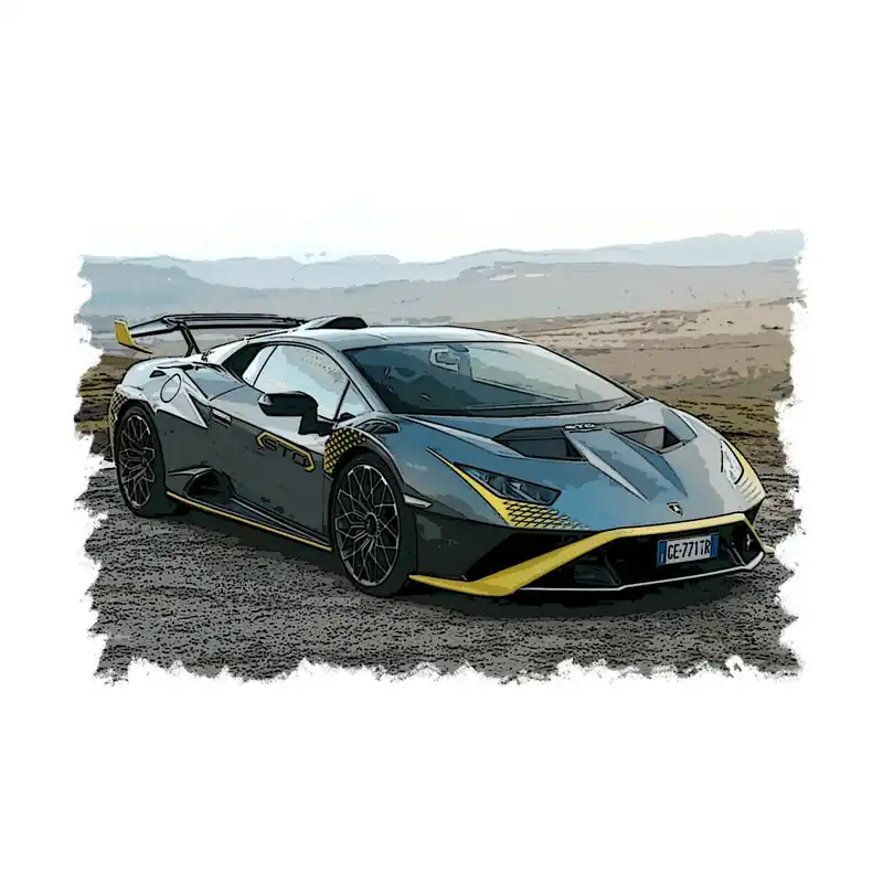 Dagaanbieding Lamborghini Huracan STO 2021 (Grigio Titans) 1/43 Make Up Eidolon