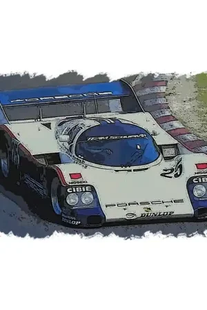 Tijdelijk Beschikbaar Porsche 962C "Team Schuppan" No.25 1/43 Make Up Vision
