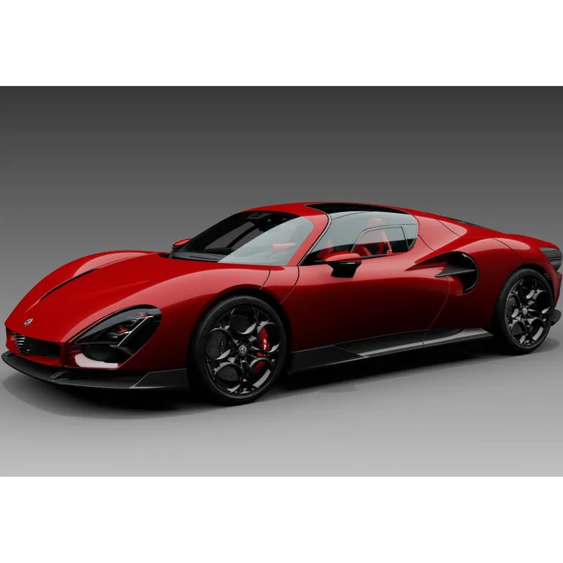 Lage Kosten Alfa Romeo 33 Stradale (Rosso Alfa) 1/43 BBR