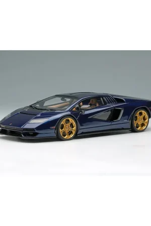 Flitsaanbieding Lamborghini Countach LPI800-4 2022 (Blu Acapulco) 1/43 Make Up Eidolon