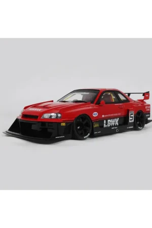 Veilige Betaling Nissan Skyline R34 GT-R LB Super Silouhette 1/18 GT Spirit