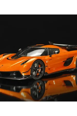 Beste Prijs Koenigsegg Jesko (Sweet Mandarin) 1/18 FrontiArt