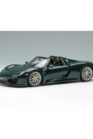 Porsche 918 Spyder Weissach Package (Brewster Green) 1/43 Make-Up Eidolon Express Levering