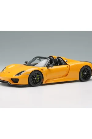 Porsche 918 Spyder Weissach Package (Signal Yellow) 1/43 Make-Up Eidolon Direct Beschikbaar
