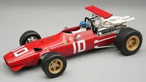 Ferrari F312 F1/68 10 GP Netherlands 1968 + Driver - 1 18 - Tecnomodel Mythos Hoge Kwaliteit