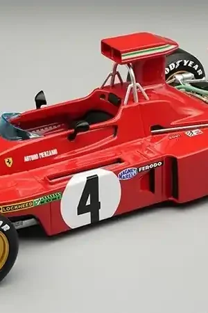 Premium Ferrari 312B-73 4 GP Canada 1973 + Crashed Nose - 1 18 - Tecnomodel Mythos