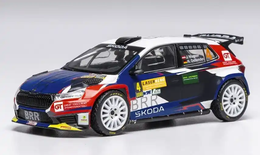 Speciale Aanbieding Skoda Fabia RS Rally 2 4 Rally WM Lavanttal Rally (Austria) 2024 - 1 43 - IXO Models