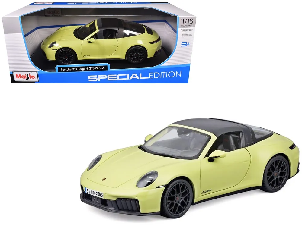 Snelle Levering Porsche 911 Targa 4 GTS Hybrid (992.2) - 1 18 - Maisto