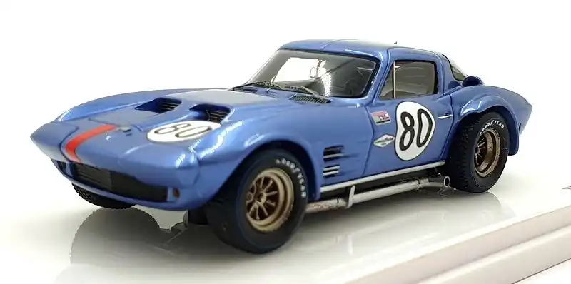 Betaalbaar Chevrolet Corvette Grans Sport Coupe 80 Team Mecom Racing Nassau Speedweek 1963 - 1 43 - TrueScale Miniatures