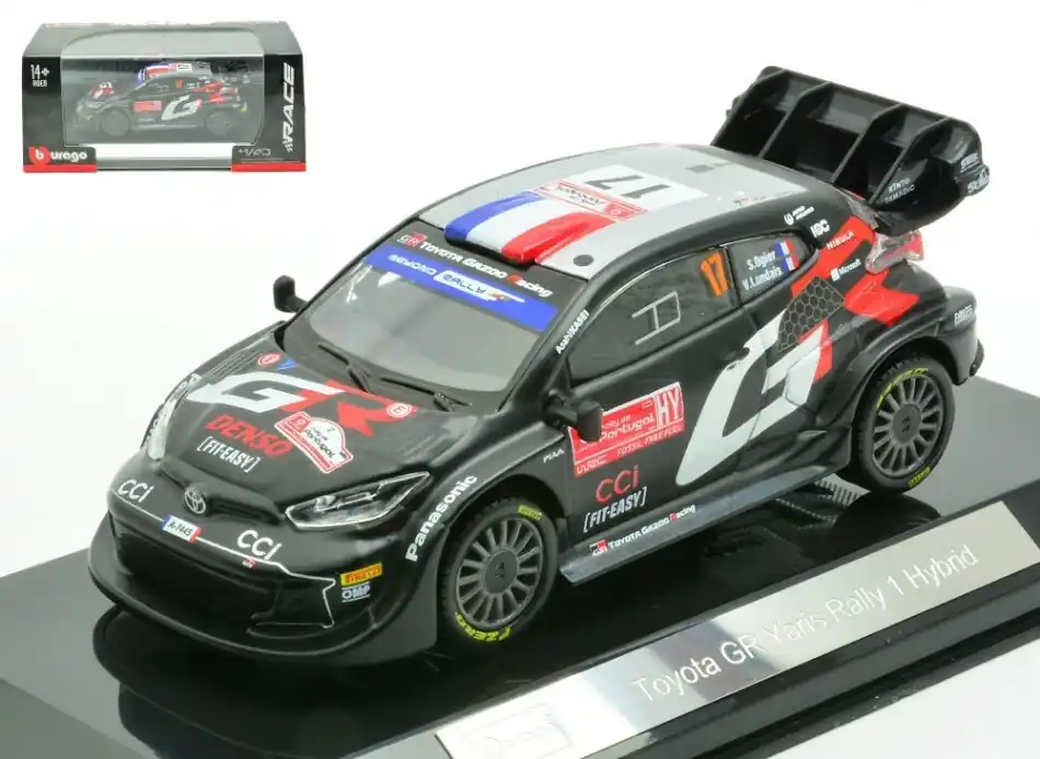 Toyota Yaris GR Rally 1 Hybrid 17 Team Toyota Gazoo Racing WRT Rally 2024 - 1 43 - Bburago Bestseller