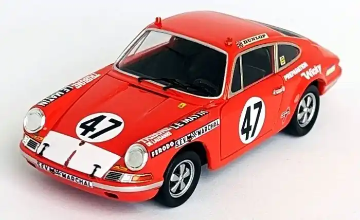 Porsche 911 S 47 24H Le Mans 1971 - 1 43 - Troféu Gecertificeerd