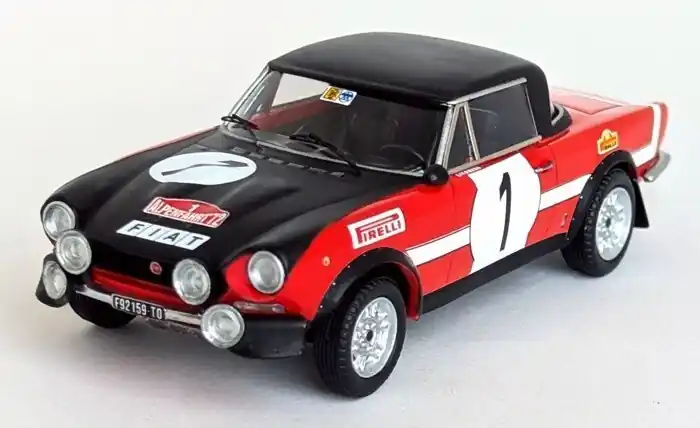 Fiat 124 Sport Spider 1 1st Alpenfahrt (Austria)1972 - 1 43 - Troféu Goedkoop