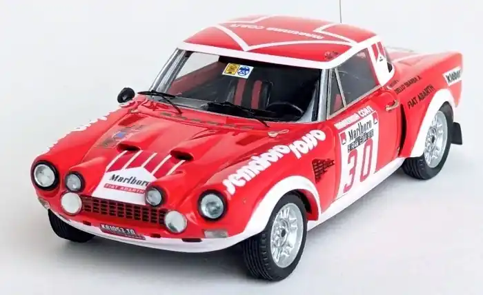 Fiat 124 Abarth 30 6th Rally Elba 1976 - 1 43 - Troféu Alleen Vandaag