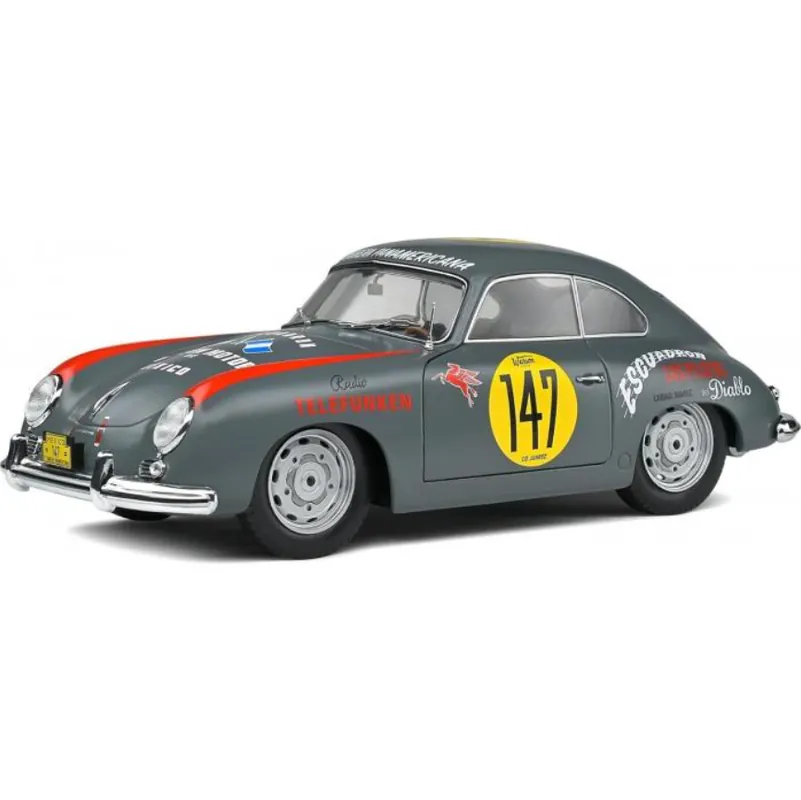 Porsche 356 Pre-A Coupe 147 Racing Panam 1954 - 1 18 - Solido Veilige Betaling