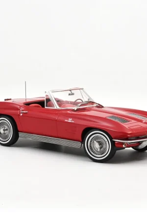 Tijdelijk Beschikbaar Chevrolet Corvette Stingray Convertible 1963 - 1 18 - Norev