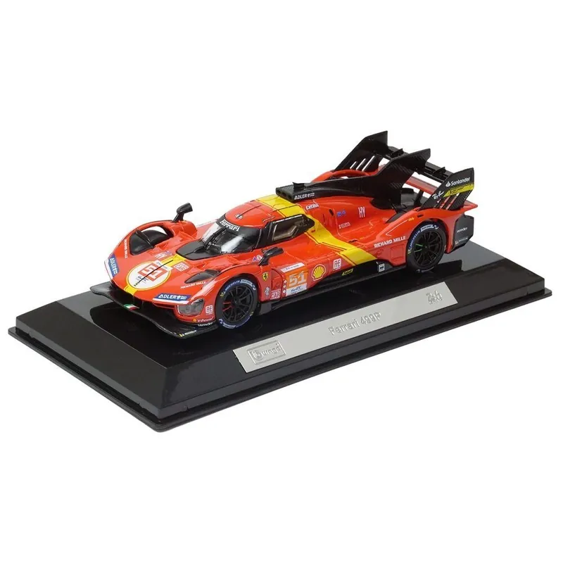 Express Levering Ferrari 499P 3.0L Tubo V6 51 Team Ferrari AF Corse Winner 24H Le Mans 2023 + Showcase - 1 43 - Bburago