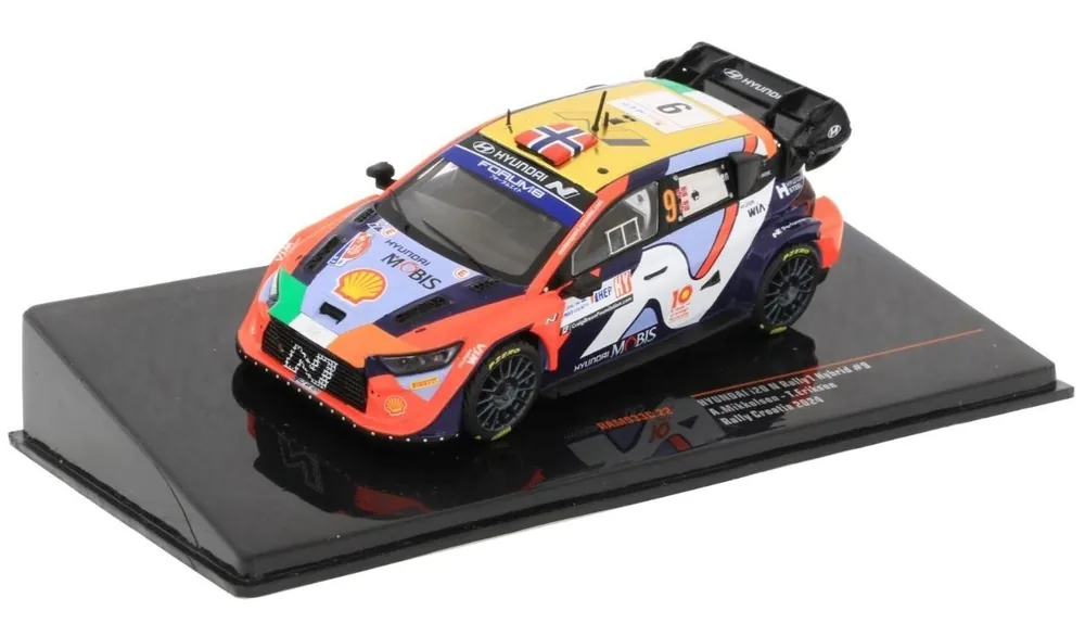 Bestseller Hyundai i20 N Rally 1 9 WRC Rally Croatia 2024 - 1 43 - IXO Models