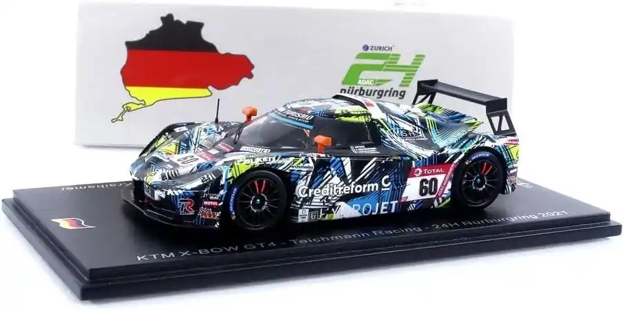 KTM X-Bow GT4 Teichmann Racing 60 24H Nürburgring 2021 - 1 43 - Spark Aanbieding
