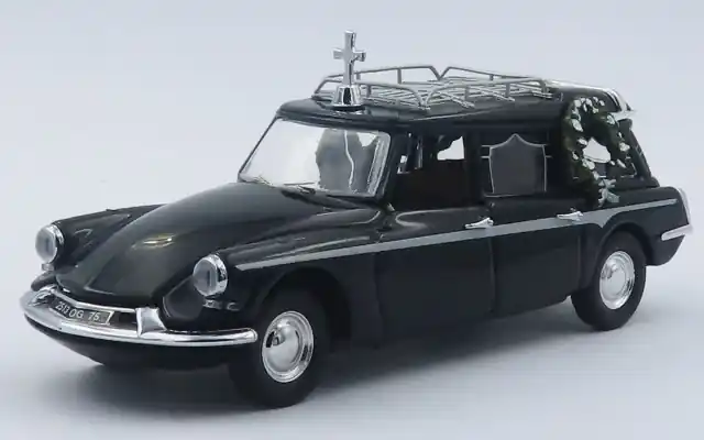 Snelle Levering Citroen DS 19 Break Hearse Funeral Car + Coffin 1963 - 1 43 - Rio