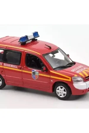 Tijdelijk Beschikbaar Citroen Berlingo Pompiers Secour Medical 2004 - 1 43 - Norev