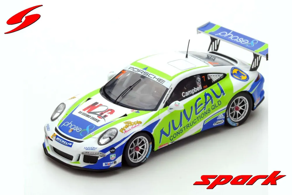 Porsche 911/991 Carrera Cup 7 Champion Australia 2016 - 1 43 - Spark Gecertificeerd