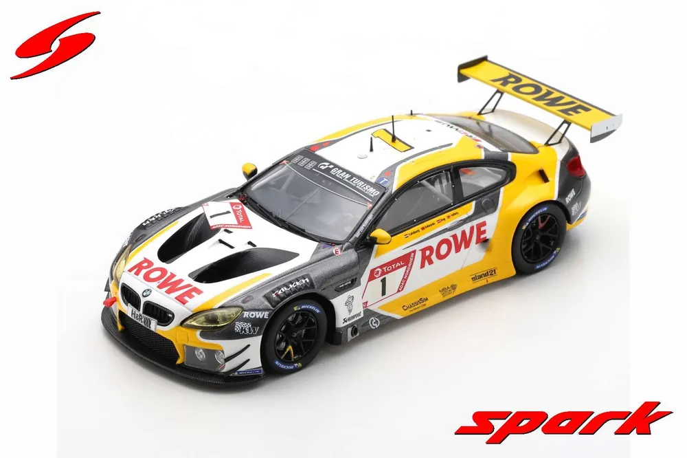 Hoge Kwaliteit BMW M6 GT3 1 Rowe Racing Pole Position 24H Nürburgring 2021 - 1 43 - Spark