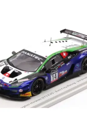 Exclusieve Aanbieding Lamborghini Huracán GT3 EVO 14 Emil Frey Racing 3rd Silver Cup Class 24H Spa 2022 - 1 43 - Spark