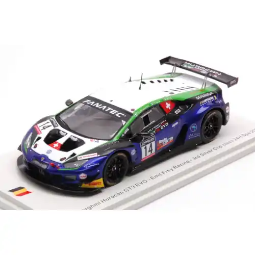Exclusieve Aanbieding Lamborghini Huracán GT3 EVO 14 Emil Frey Racing 3rd Silver Cup Class 24H Spa 2022 - 1 43 - Spark