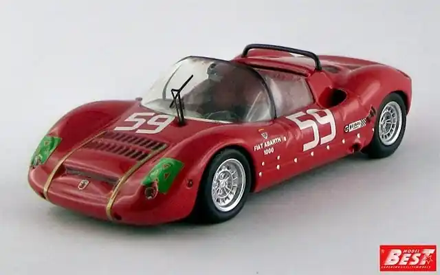 Express Levering Fiat Abarth SP 1000/1300 59 1000Km Monza (Italy) 1968 - 1 43 - Best Model
