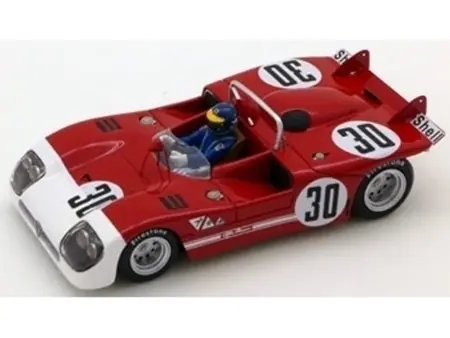 Alfa Romeo Tipo 33/3 30 Winner 6h Watkins Glen (USA) 1972 - 1 43 - TrueScale Miniatures Must-Have