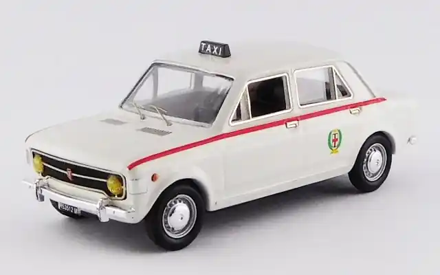 Fiat 128 4-Door Taxi City of Milan 1972 - 1 43 - Rio Betaalbaar