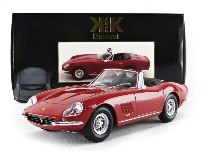 Ferrari 275 GTB/4 NART Spyder 1967 (Spoke Rims) - 1 18 - KK Scale Aanbieding