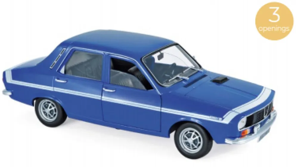 Laatste Versie RENAULT 12 GORDINI 1971 1/18 SCHAALMODEL VAN NOREV