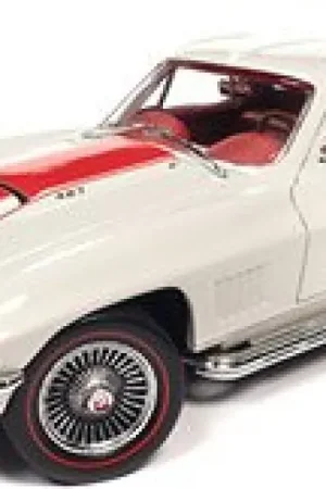 CHEVROLET CORVETTE 427 COUPE, 1967 , ROOD WIT Lage Kosten