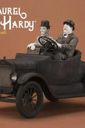 Voordeelprijs FORD MODEL-T MET LAUREL & HARDY (STANLIO & OLLIO) TV SERIES - MAT ZWART