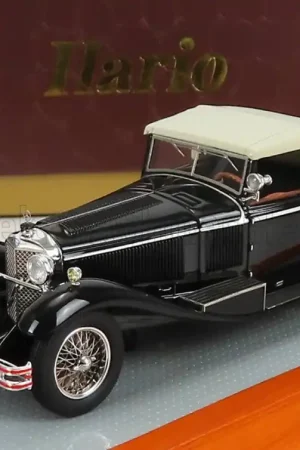 Merkproduct MERCEDES BENZ - 710SS SPIDER SN36208 ROADSTER CABRIOLET CASTAGNA CLOSED 1929 - ORIGINAL CAR - ZWART